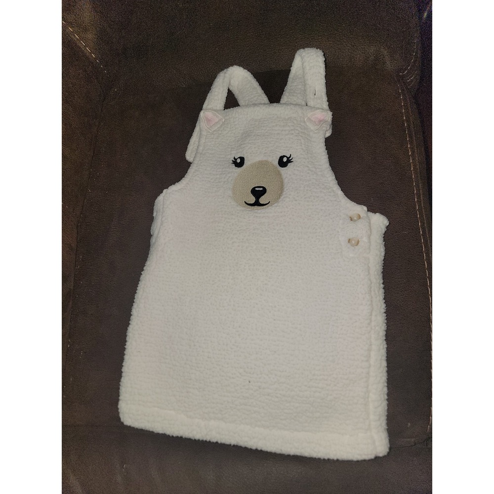 Gymboree bear fuzzy dress 3t